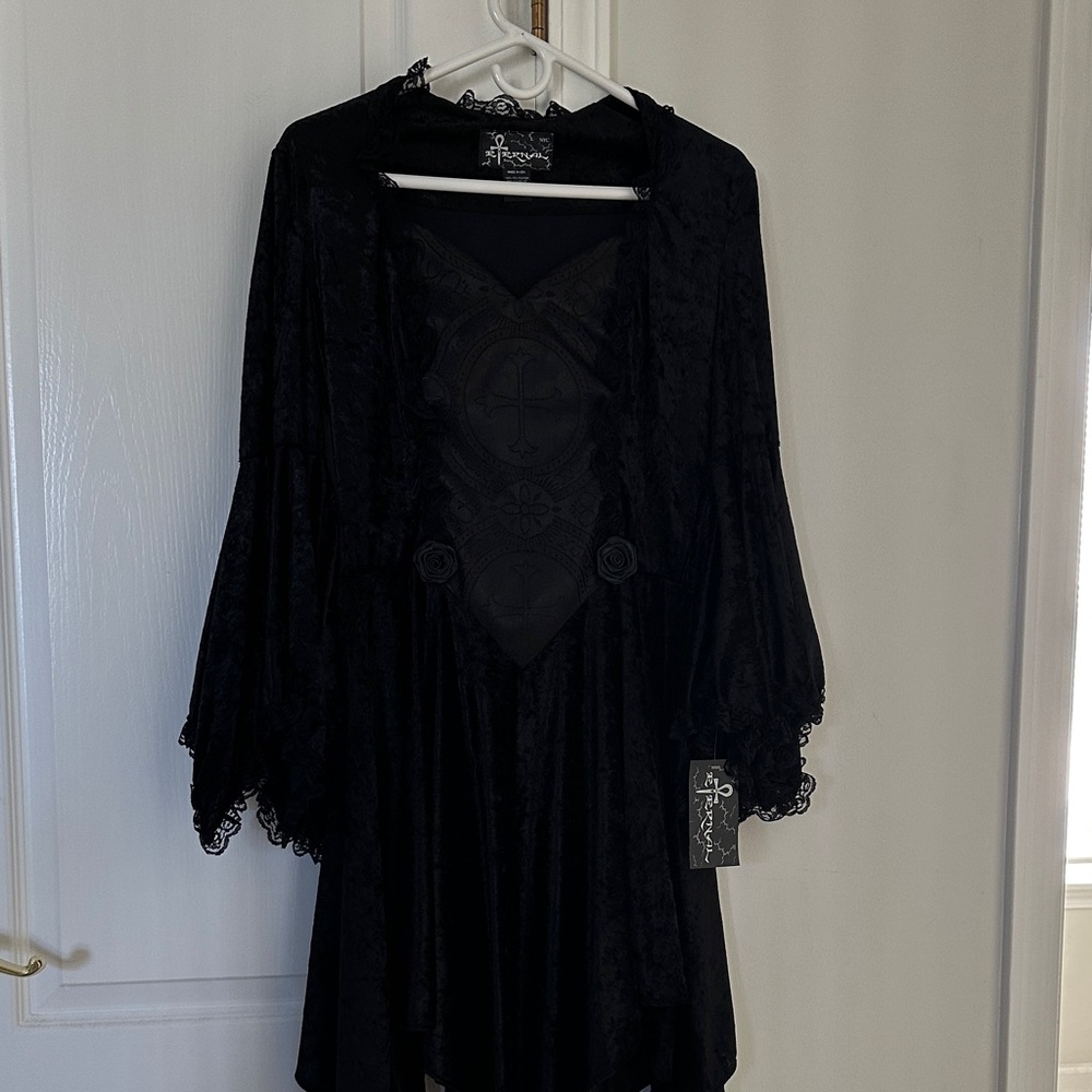 Eterna Black Lace Women's Dress